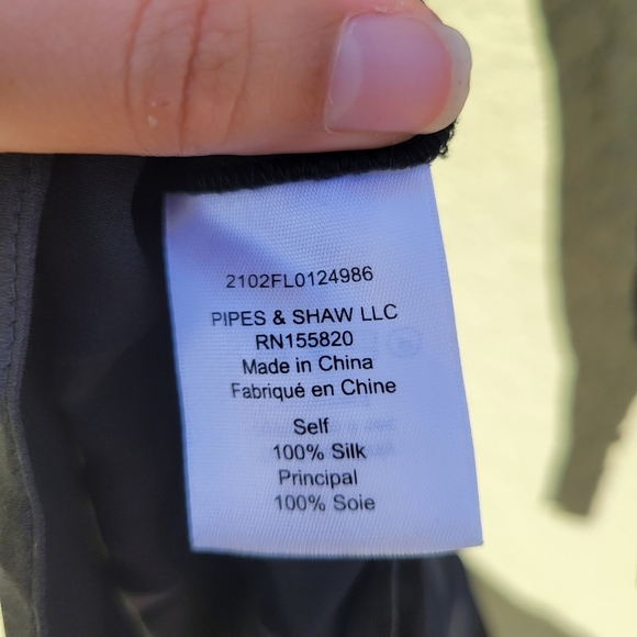 NWT Veronica Beard Viv Black 100% Silk Wrap Blouse - Picture 4 of 5